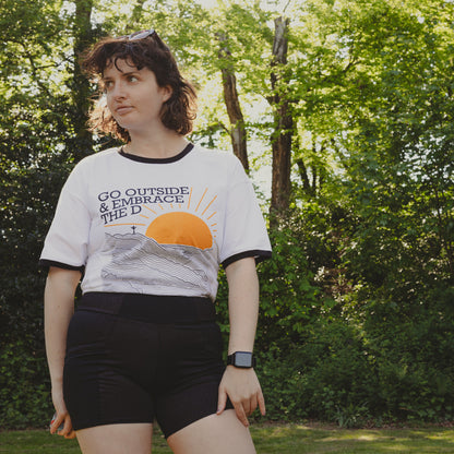 Go Outside & Embrace the D | Unisex Ringer T-shirt
